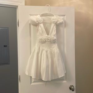 White dress, size XS.